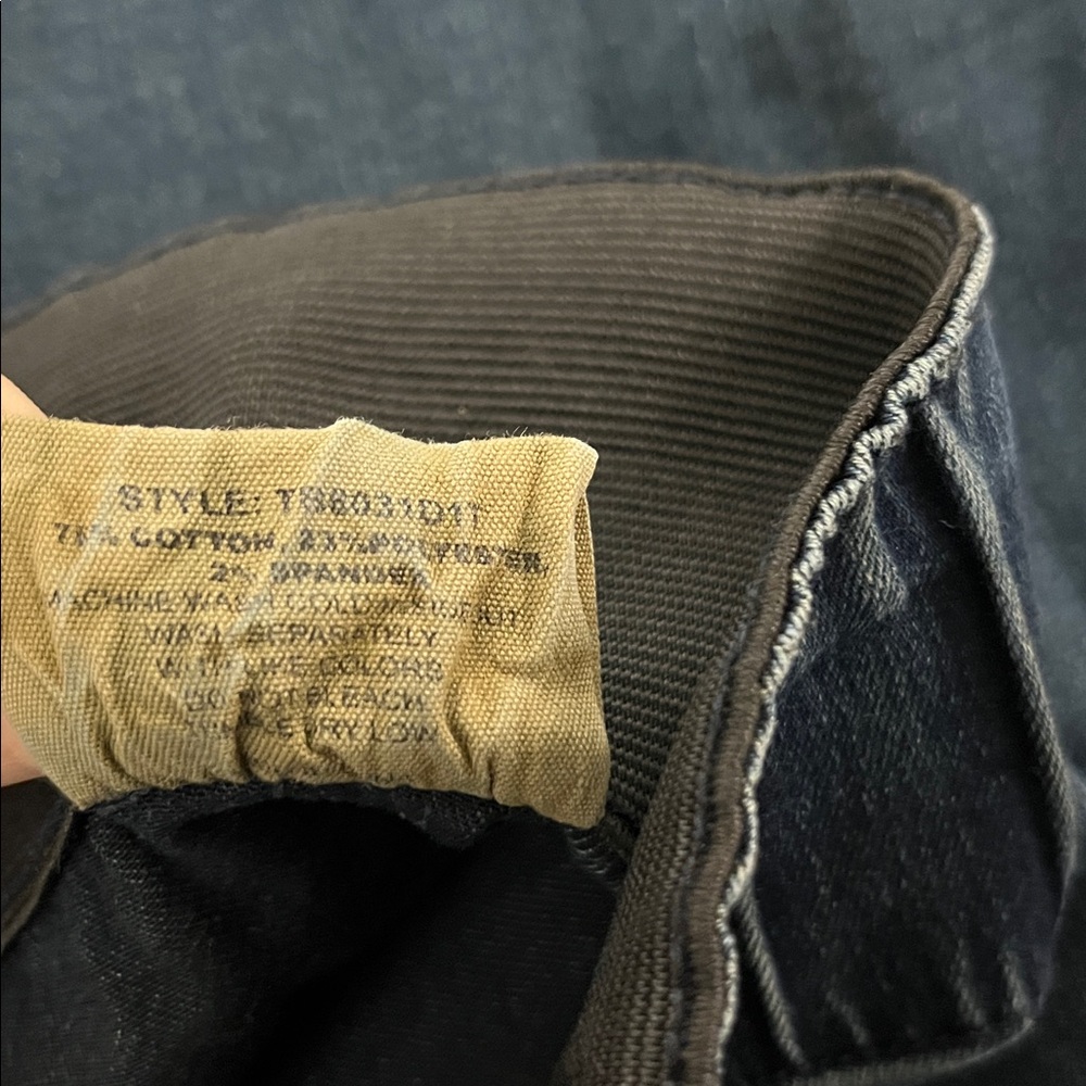 Three Bird Nest Bellbottoms Denim Jeans sz Medium Dark Wash Retro Flares Anthro - Picture 7 of 8